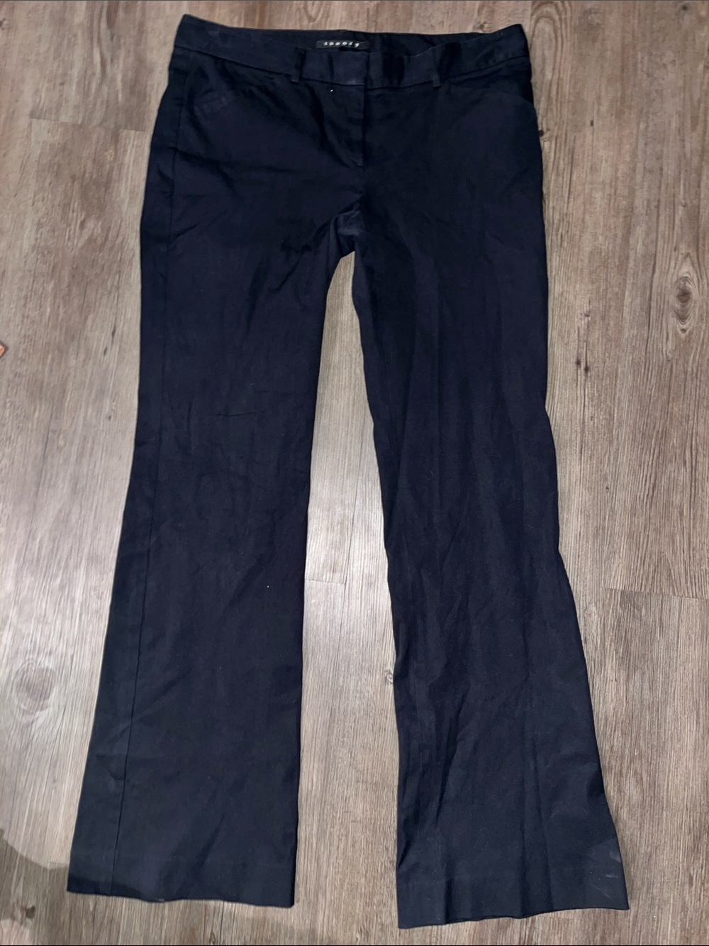 THEORY Black Flare Wide-Leg Women's Jeans